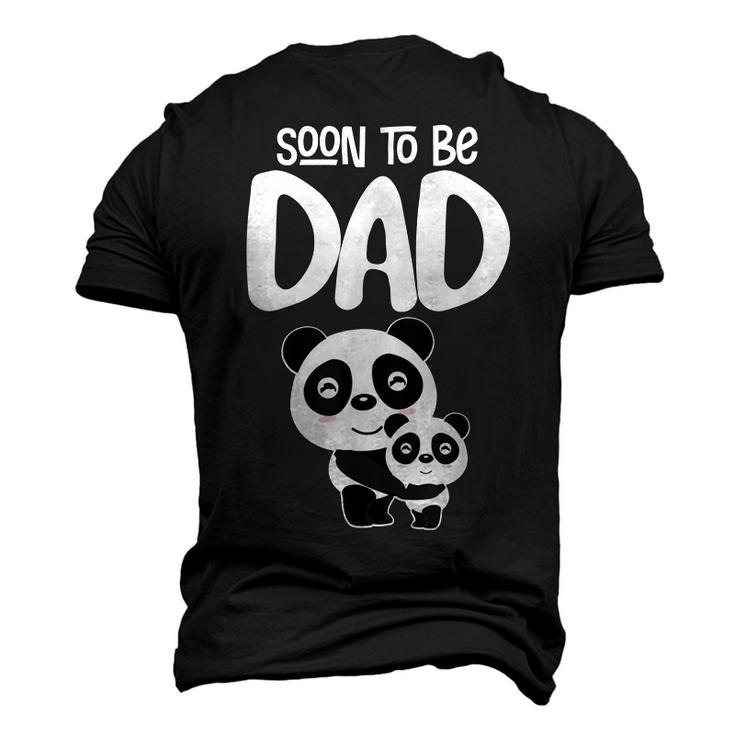 Soon To Be Dad Panda Bear Future Dad New Dad Men's 3D T-Shirt Back Print