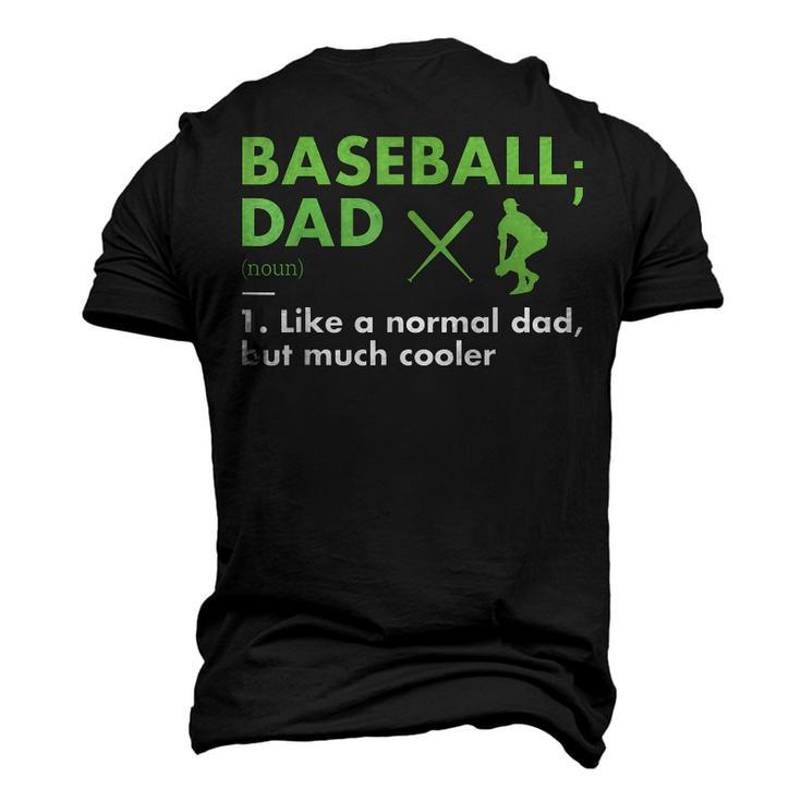 Sport Dad Definition Baseball Men's 3D T-Shirt Back Print