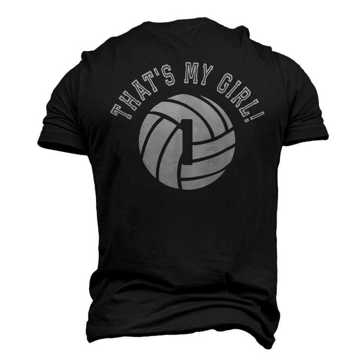 Thats My Girl 1 Volleyball Player Mom Or Dad Men's 3D T-Shirt Back Print