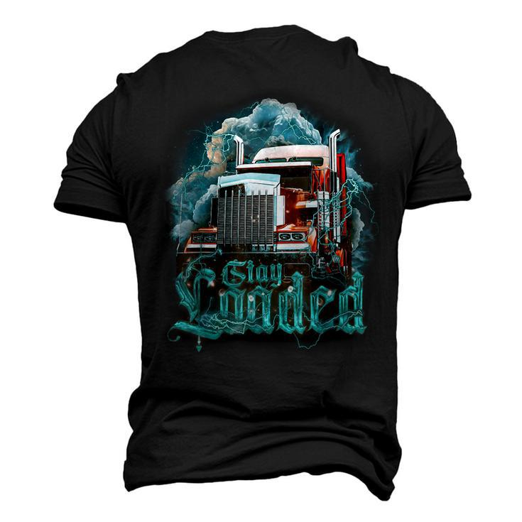 Truck Driver For Men Dad Big Rig Semitrailer Truckin Men's 3D T-Shirt Back Print