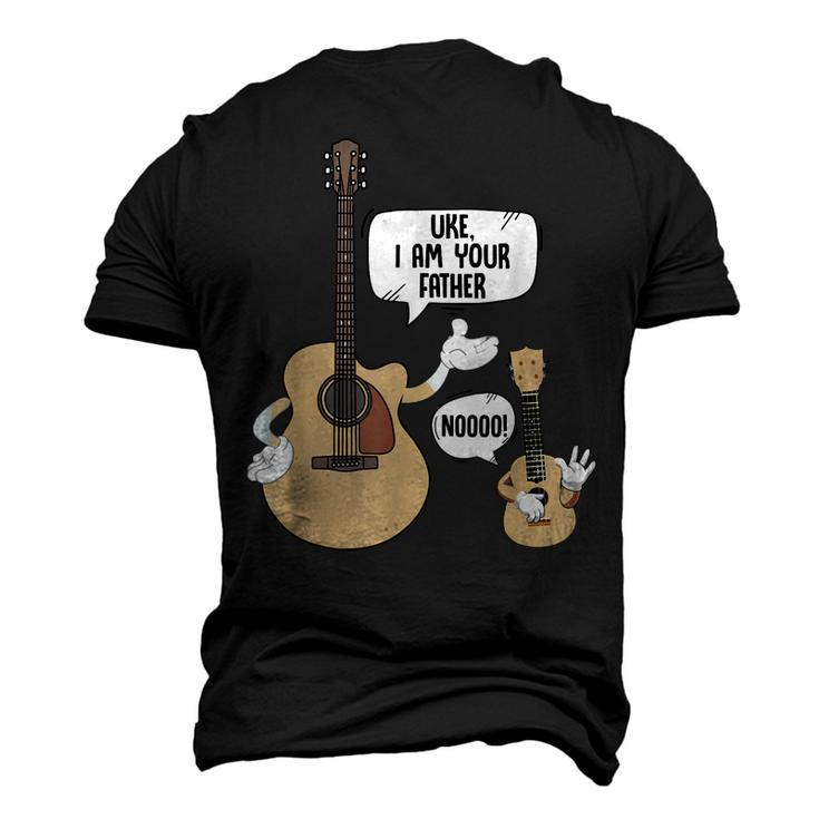 Uke I Am Your Father Ukulele Guitar Music Player Men's 3D T-Shirt Back Print