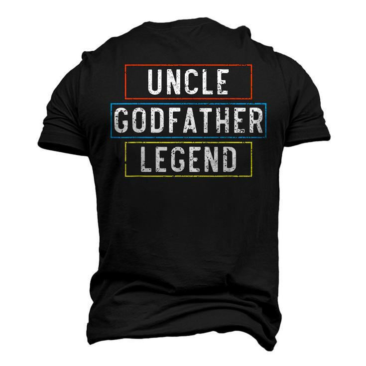 Uncle Godfather Legend Proud Uncle Best Uncle Ever Men's 3D T-shirt Back Print
