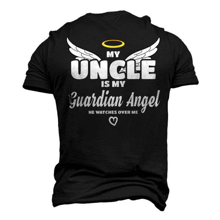 My Uncle Is My Guardian Angel He Watches Over Me In Memory Men's 3D T-Shirt Back Print