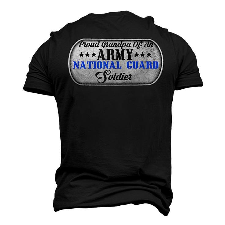 Usa Proud Army National Guard Grandpa Soldier Men's 3D T-Shirt Back Print