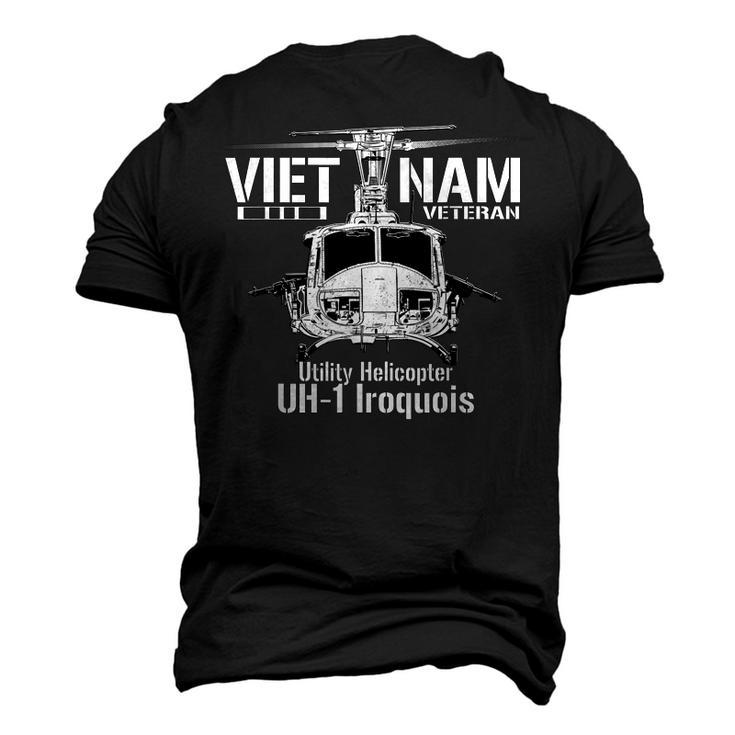 Vietnam Military Utility Helicopter Veteran Men's 3D T-Shirt Back Print