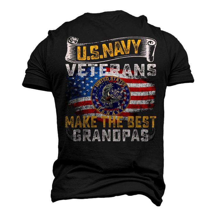 Vintage Us Navy Military Veteran Make The Best Grandpas Men's 3D T-Shirt Back Print