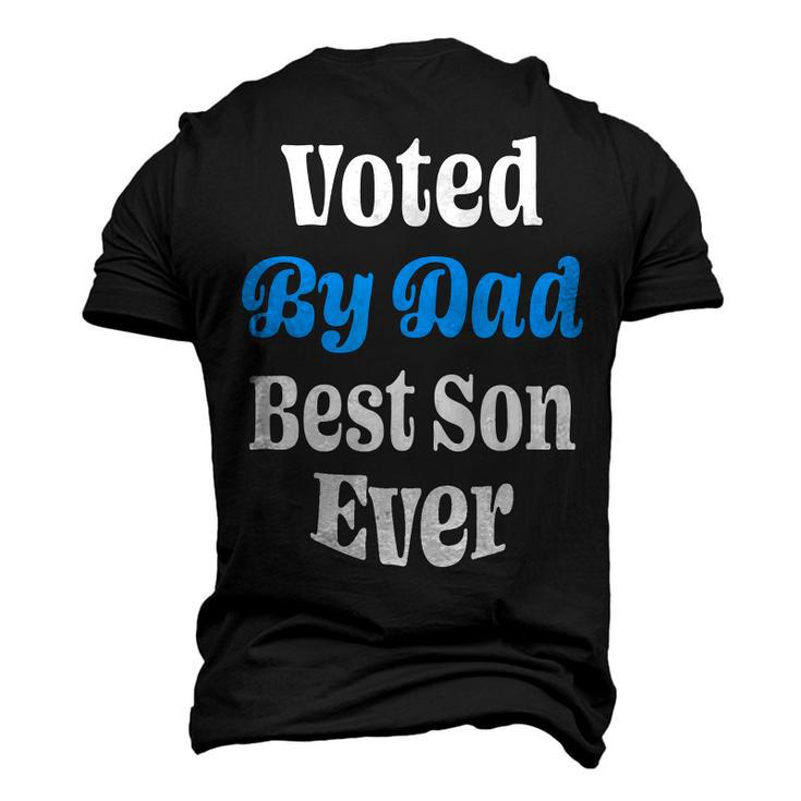 Voted By Dad Best Son Ever T Birthday Men's 3D T-shirt Back Print