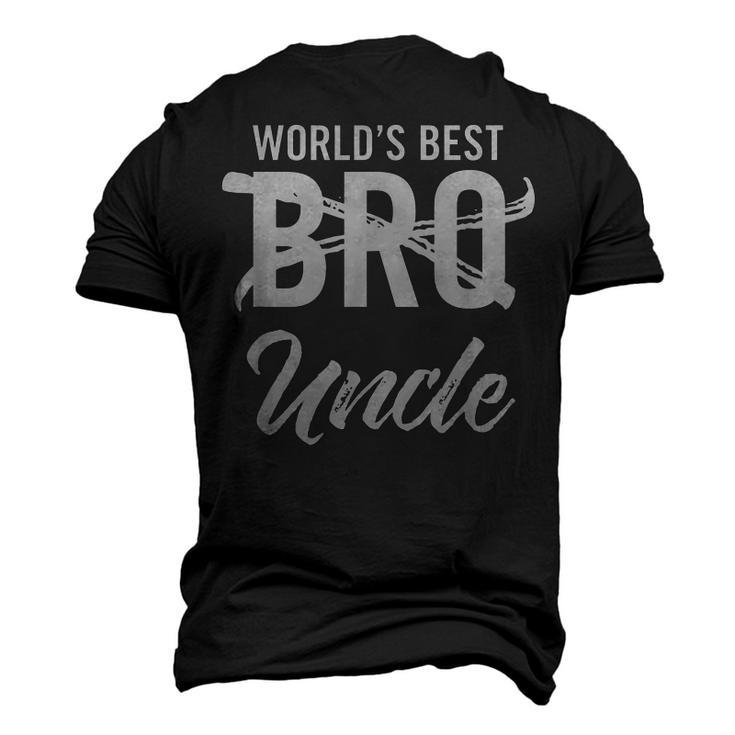 Worlds Best Bro Pregnancy Announcement Brother To Uncle Men's 3D T-Shirt Back Print