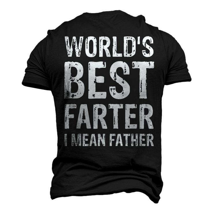 Worlds Best Farter I Mean Father Graphic Novelty Men's 3D T-Shirt Back Print