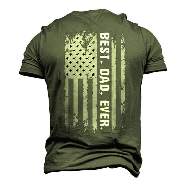 4Th Of July Dad Us American Flag Fourth Patriotic Usa Men's 3D T-Shirt Back Print