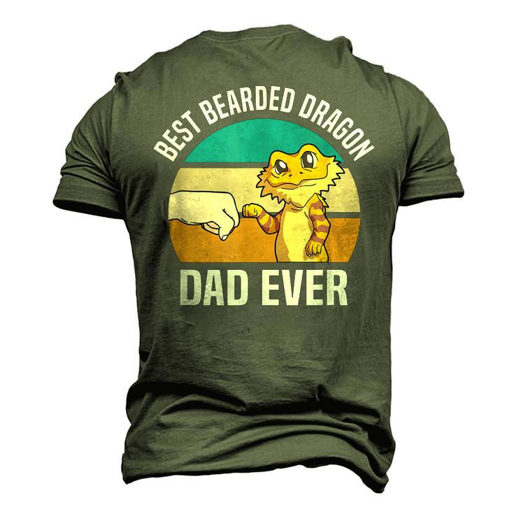 Best Bearded Dragon Dad Ever Pet Bearded Dragon Dad Men's 3D T-shirt Back Print