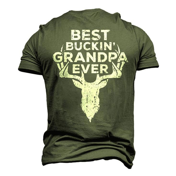 Best Buckin Grandpa Ever Deer Hunters Men's 3D T-shirt Back Print