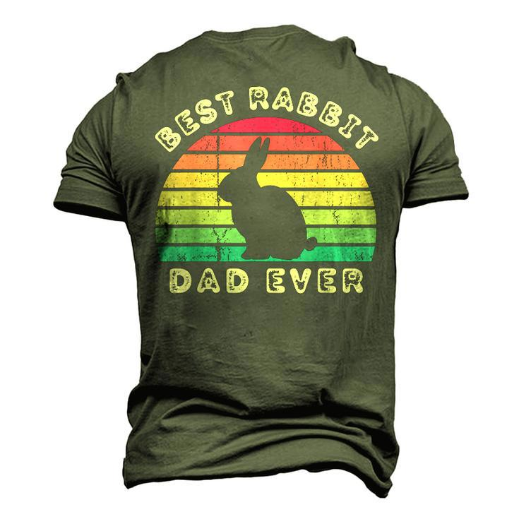 Best Rabbit Dad Ever For Men Fathers Day Men's 3D T-shirt Back Print