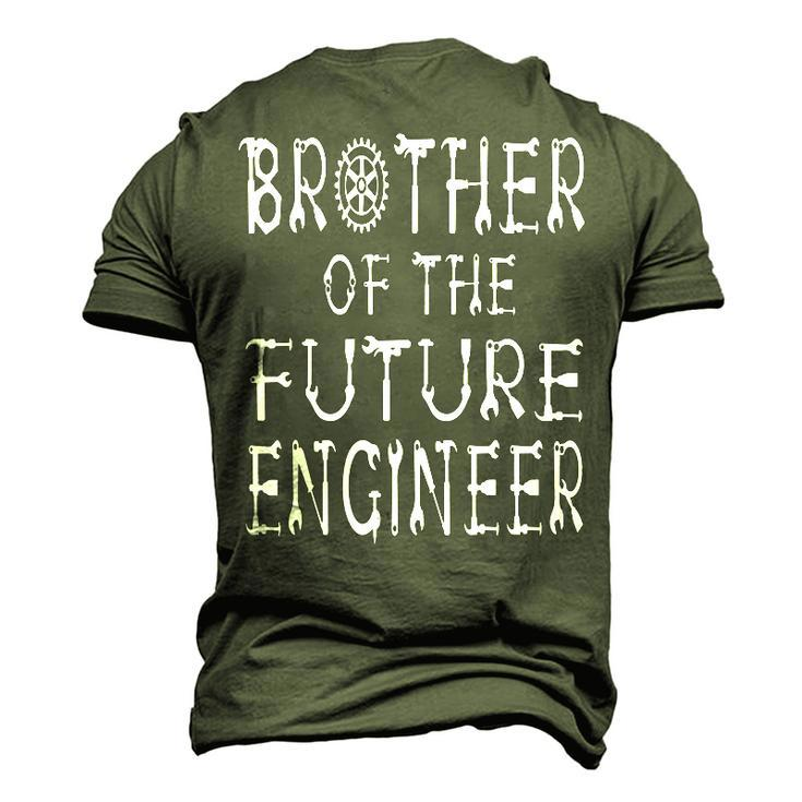 Brother Of The Future Engineer Kids Mechanic Birthday Party Men's 3D T-Shirt Back Print