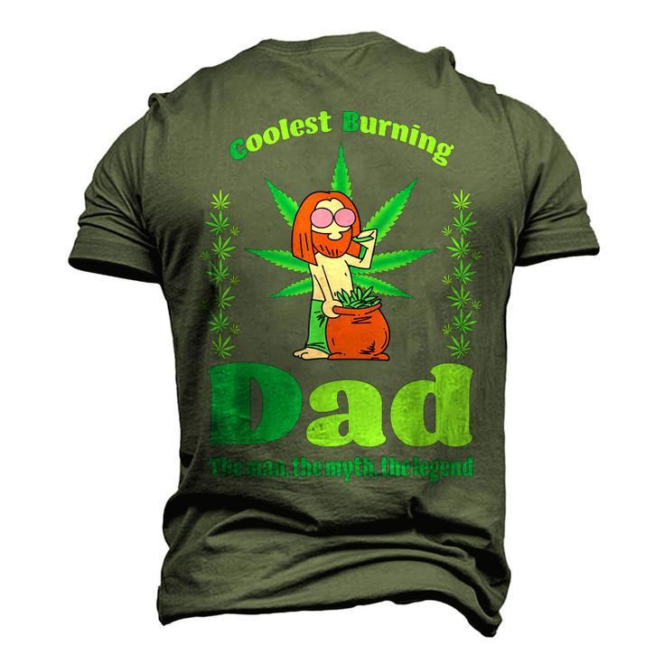 Cbd The Man The Myth The Legend Stoner Dad Marijuana Men's 3D T-shirt Back Print
