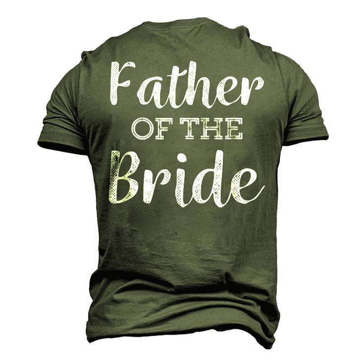 Dad Life Father Of The Bride Wedding Men Men's 3D T-Shirt Back Print