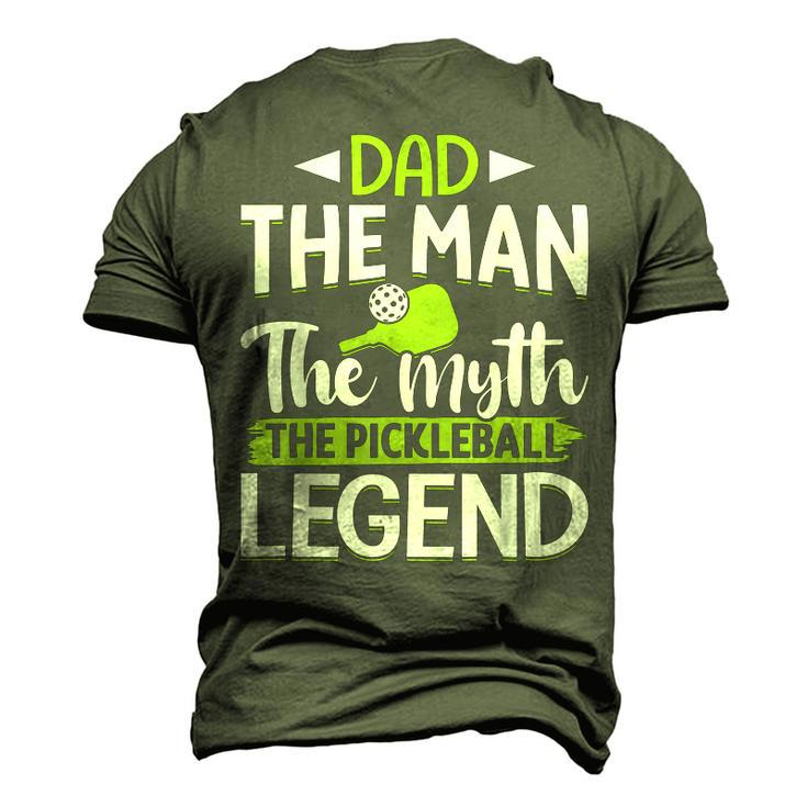 Dad The Man The Myth The Pickleball Legend Men's 3D T-shirt Back Print