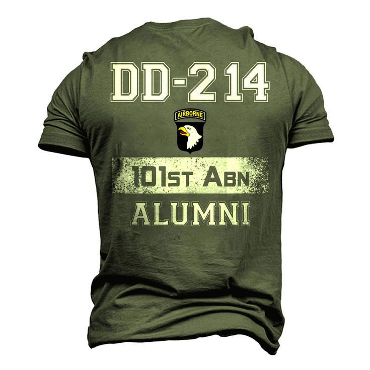 Dd214 Army 101St Airborne Alumni Veteran Father Day Men's 3D T-Shirt Back Print