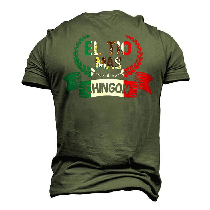 El Tio Mas Chingon Mexican Uncle Men's 3D T-Shirt Back Print