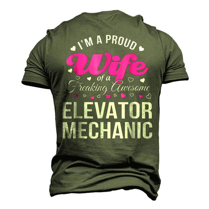 Elevator Mechanics Wife Anniversary Men's 3D T-Shirt Back Print