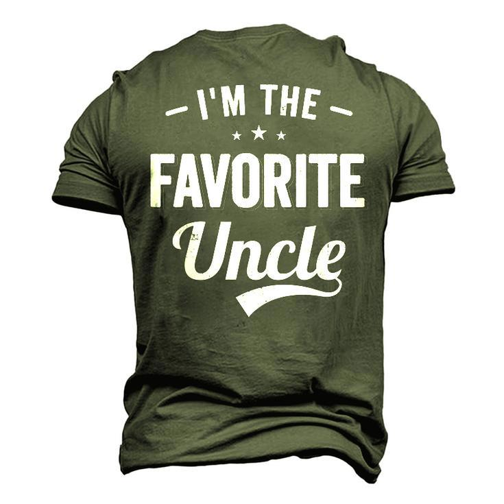 Im The Favorite Uncle Uncle Men's 3D T-Shirt Back Print