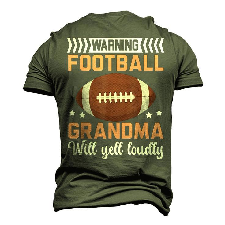 Football Grandma Grandmother Granny Grandparents Day Men's 3D T-shirt Back Print