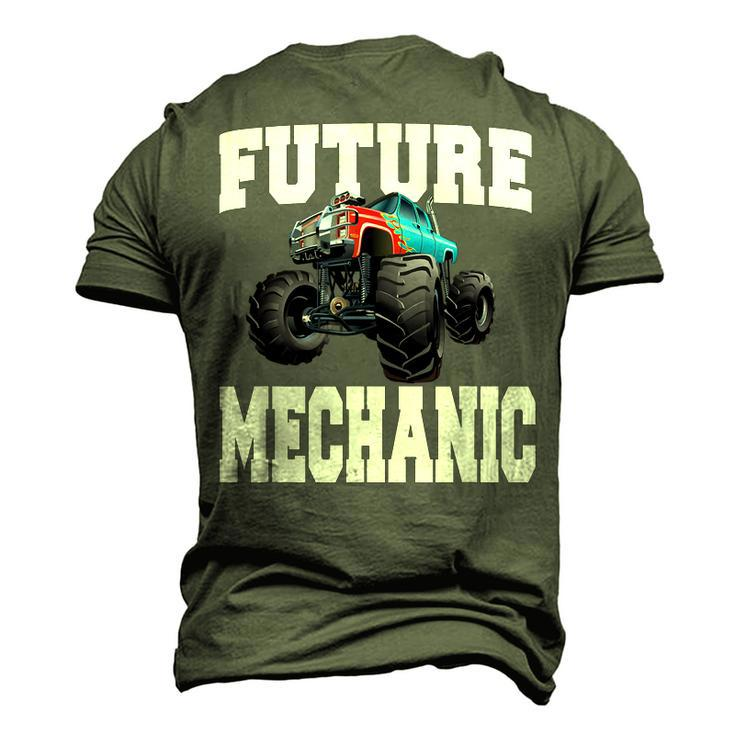 Future Mechanic Costume Monster Truck Adults & Kids Men's 3D T-Shirt Back Print