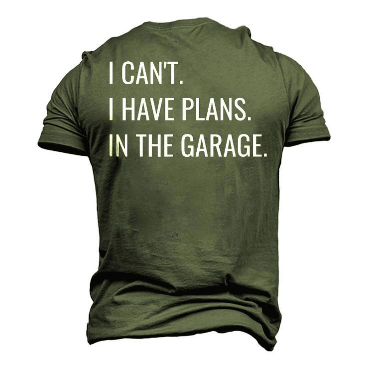 Garage Car Guys Workshop Mechanic Men's 3D T-Shirt Back Print