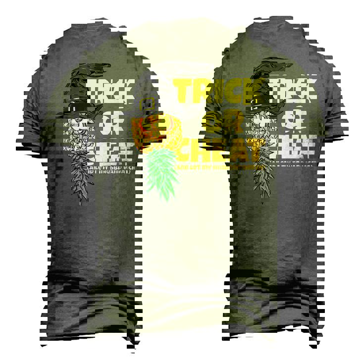 Halloween Trick Or Cheat Let Husband Watch Swingers Women Men's 3D T-Shirt Back Print