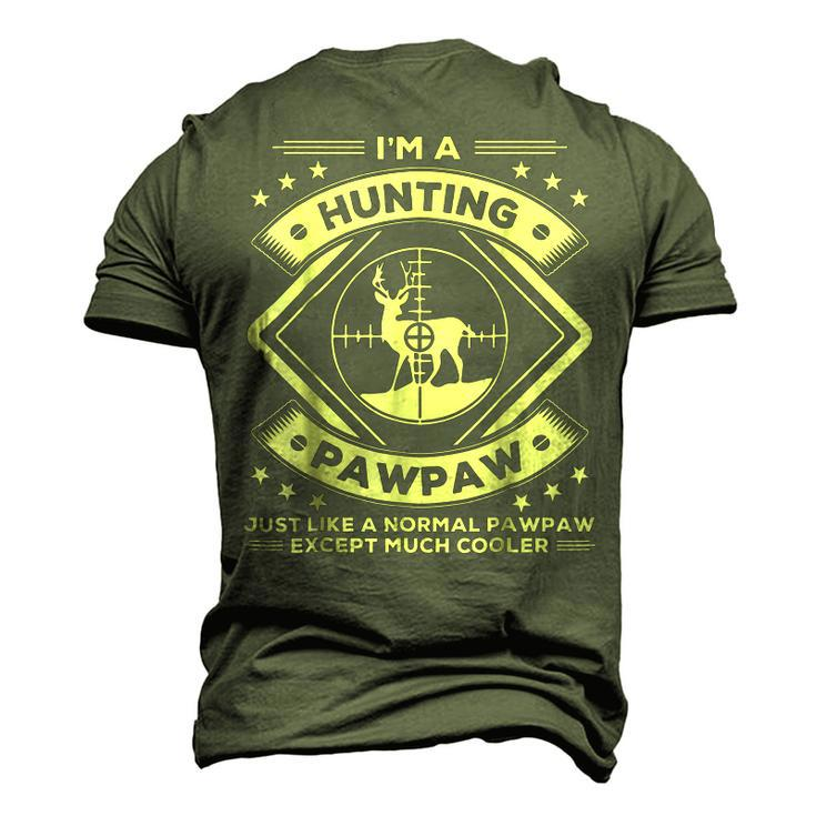 Hunting Paw Paw Hunter Grandpa Men's 3D T-Shirt Back Print