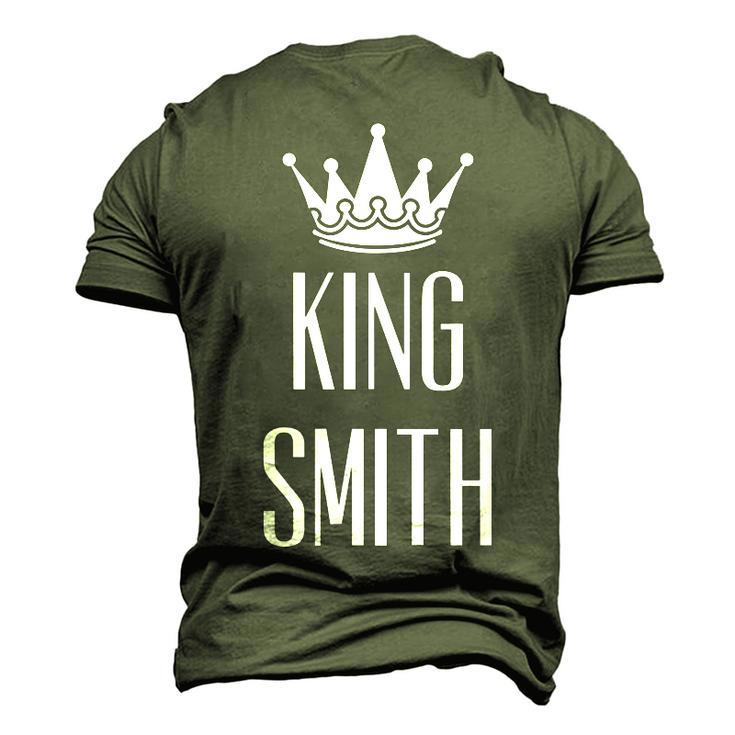 King Smith Surname Last Name Dad Grandpa Men's 3D T-Shirt Back Print