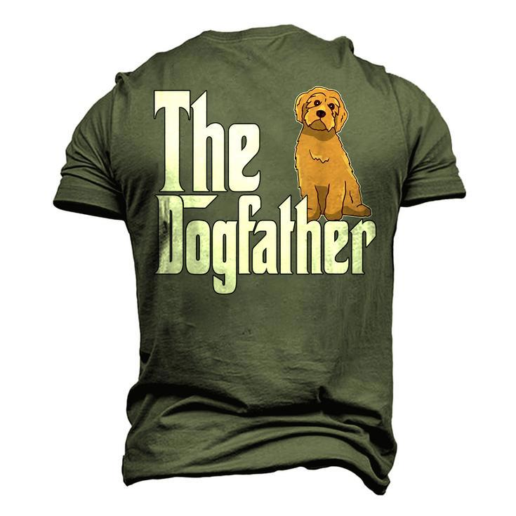 Labradoodle Dog Dad Dogfather Dogs Daddy Father Men's 3D T-Shirt Back Print