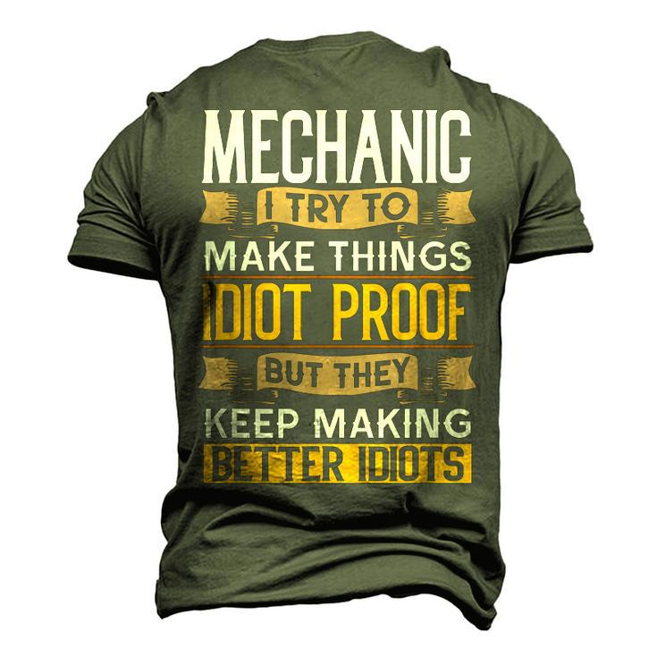 Mechanic Sarcastic Graphic Repair Shop Men's 3D T-Shirt Back Print