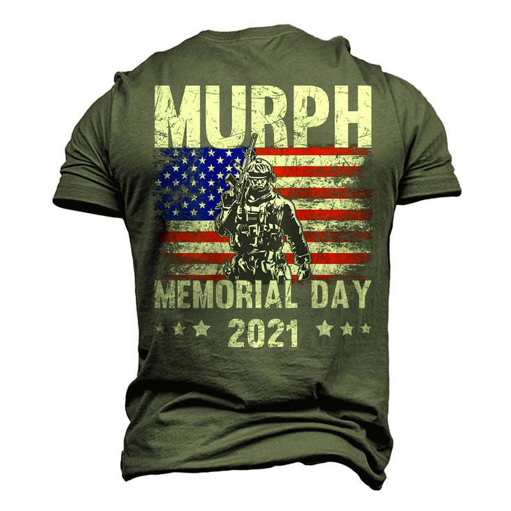 Memorial Day Murph Us Military On Back Men's 3D T-Shirt Back Print