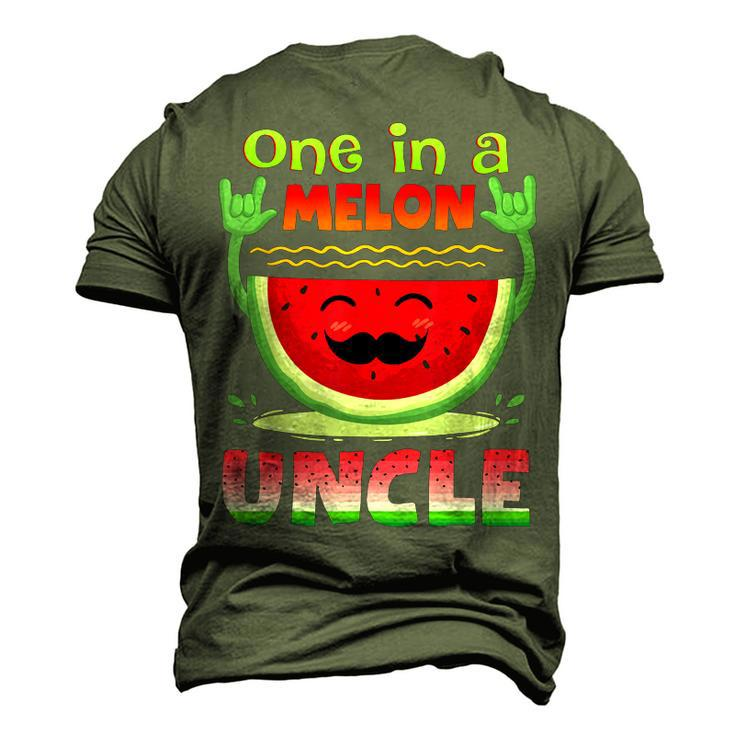 One In A Melon Uncle Watermelon Men's 3D T-Shirt Back Print