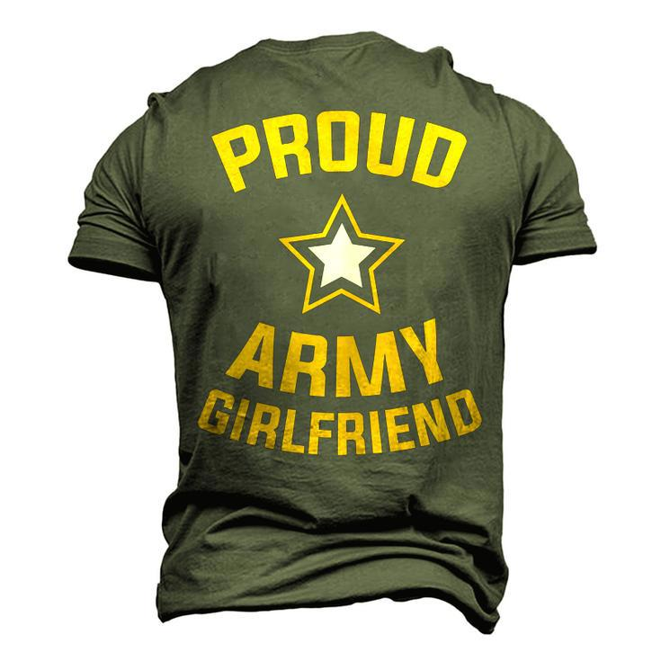 Proud Army Girlfriend Military Soldier Army Girlfriend Men's 3D T-Shirt Back Print
