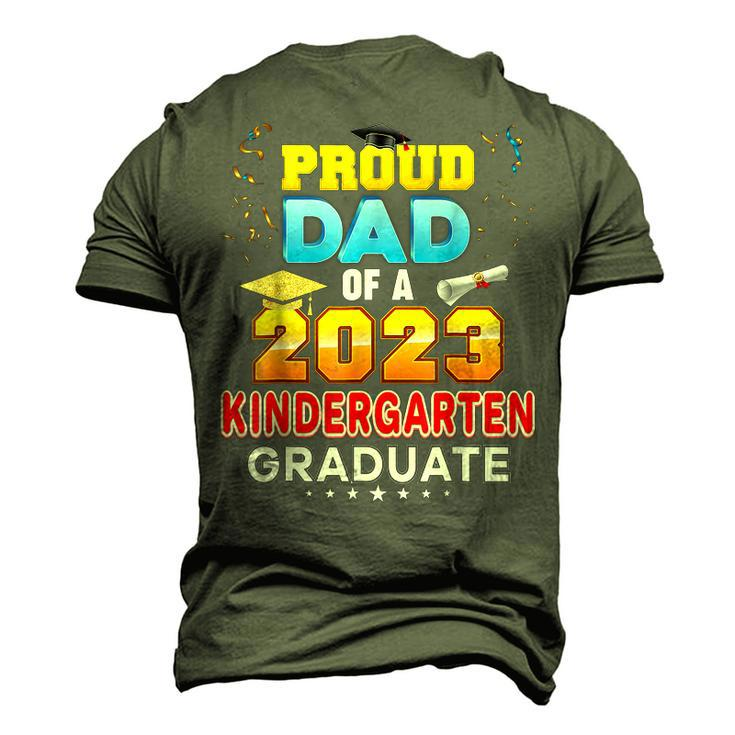 Proud Dad Of A Class Of 2023 Kindergarten Graduation Men's 3D T-Shirt Back Print