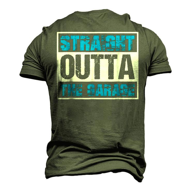 Straight Outta The Garage Mechanic Men's 3D T-Shirt Back Print