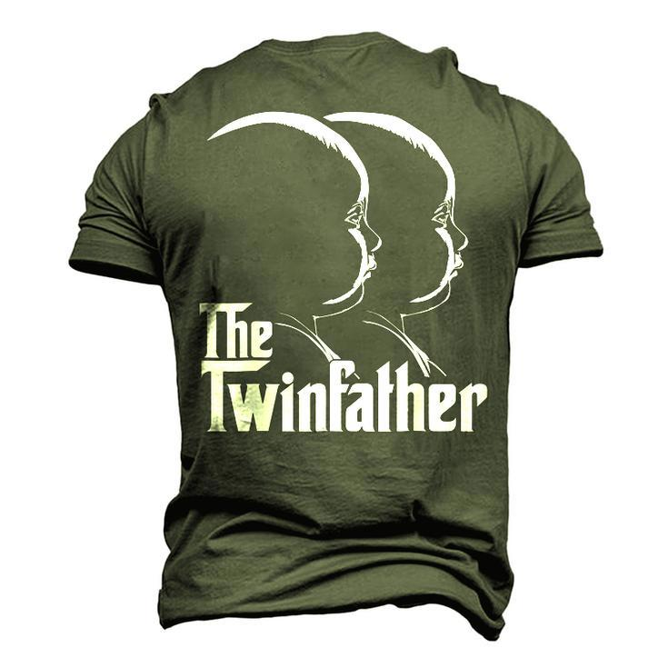 The Twinfather Father Of Twins Dad Men's 3D T-Shirt Back Print