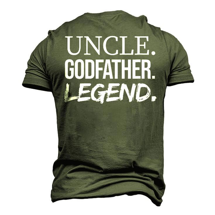 Uncle Godfather Legend Favorite Uncle Men's 3D T-Shirt Back Print