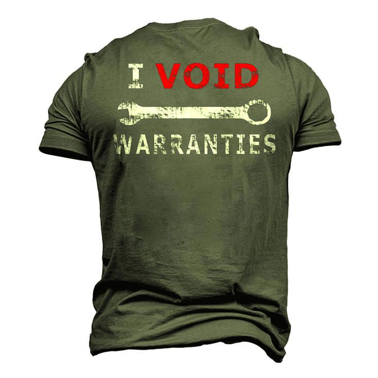 I Void Warranties Mechanic Diy Men's 3D T-Shirt Back Print