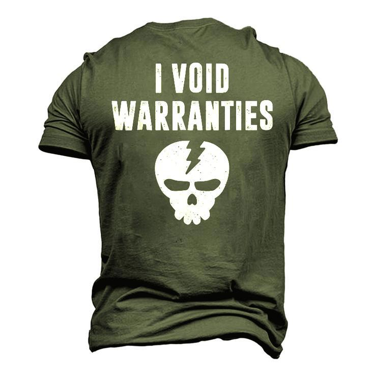 I Void Warranties Mechanic Techie Men's 3D T-Shirt Back Print