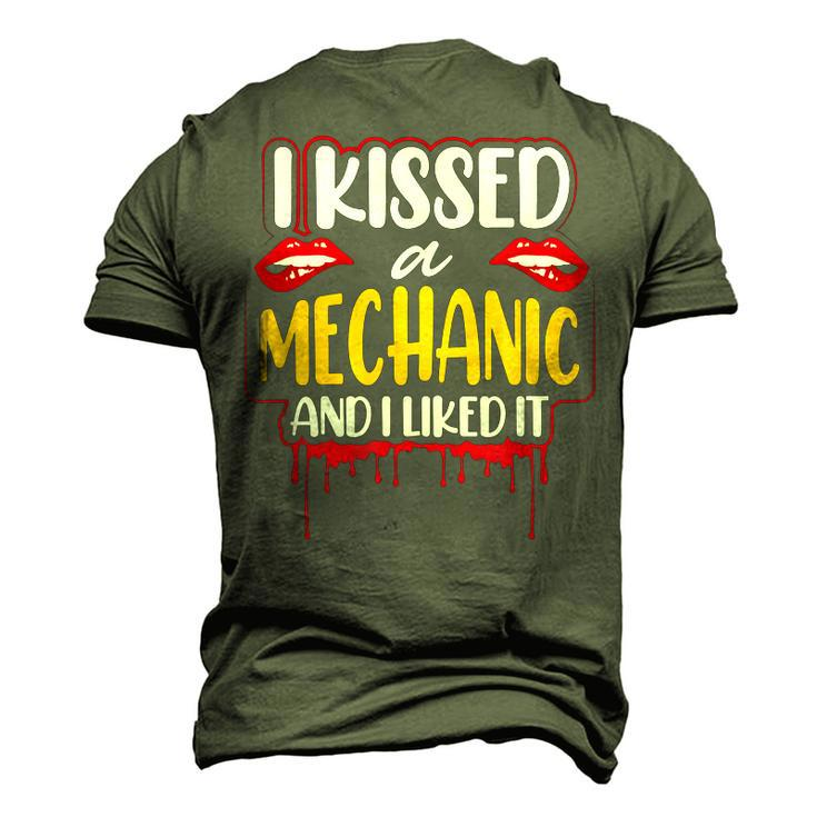 Her Wedding Anniversary I Kissed A Mechanic I Like It Men's 3D T-Shirt Back Print