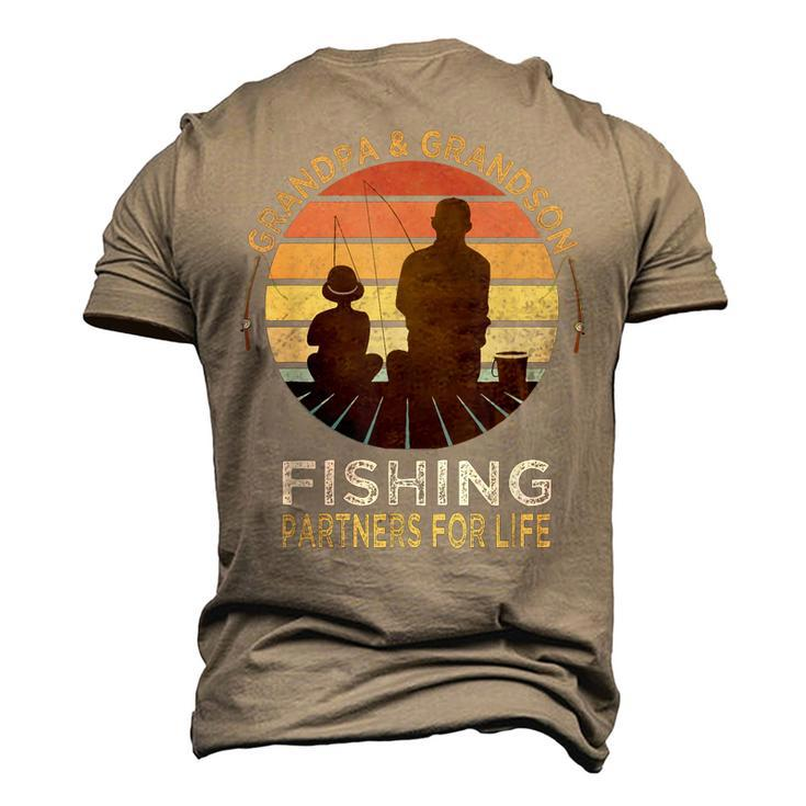 Fisherman Grandpa & Grandson Fishing Partners For Life Gramp Mens