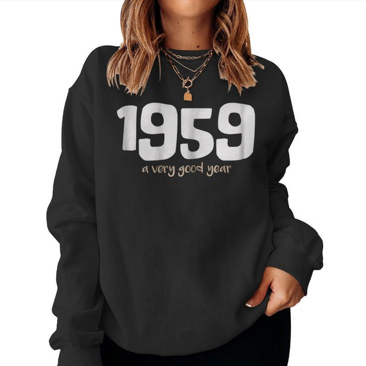 1959 A Very Good Year Happy 60Th Birthday Women Sweatshirt