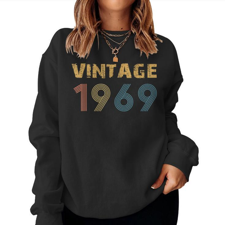 1969 Vintage 50Th Birthday T Shirt Women Sweatshirt