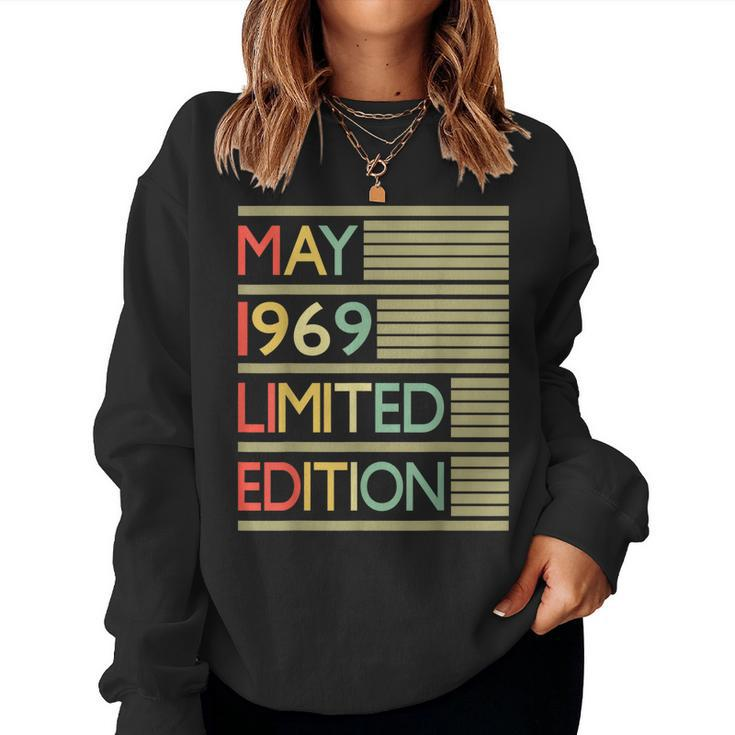 50Th Birthday May 1969 - 50 Years Old Shirt Women Sweatshirt