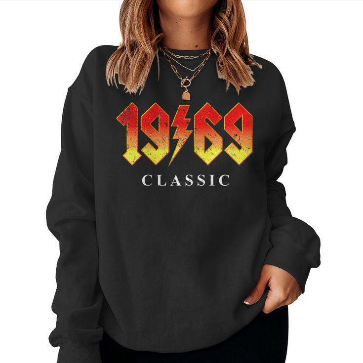 50Th Birthday T Shirt 1969 Classic Rock Legend Women Sweatshirt