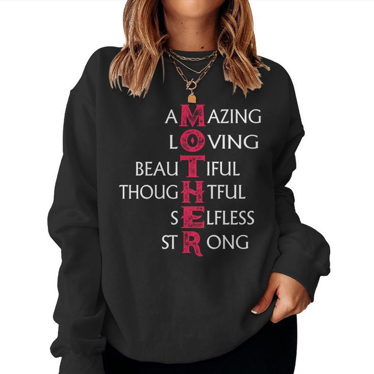 Womens Amazing Love Your Mom Women Sweatshirt