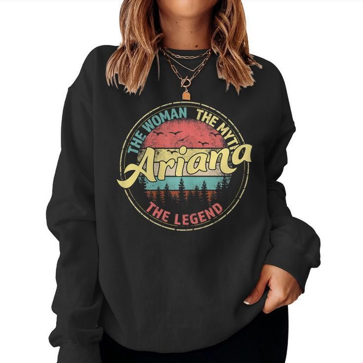 Ariana Woman Myth Legend Women Personalized Name Women Sweatshirt